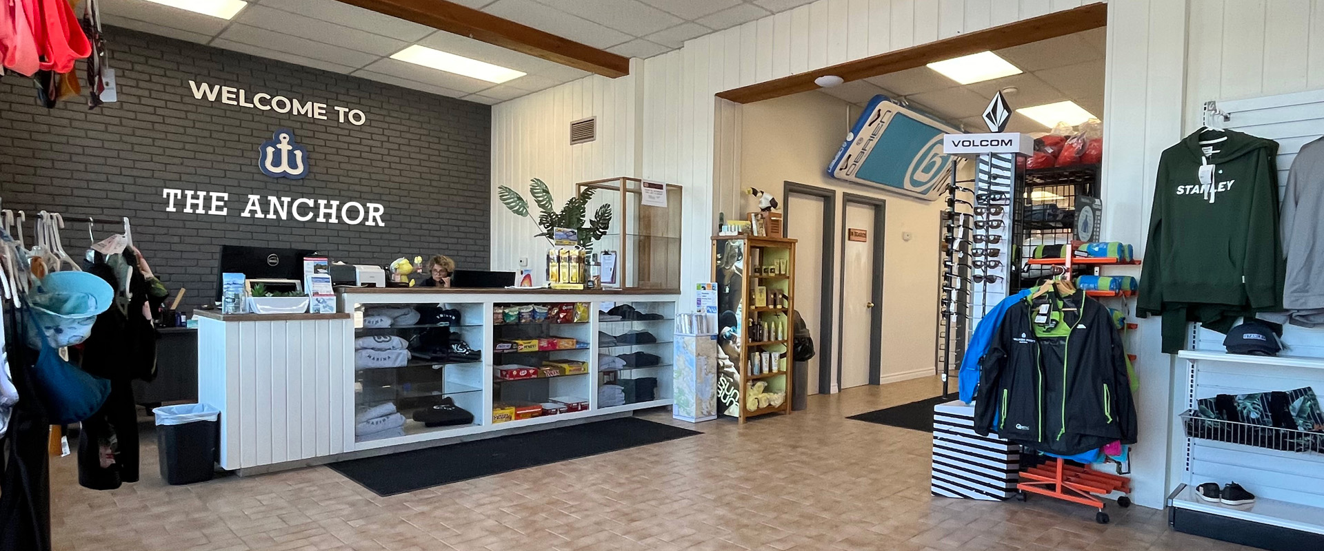 The Anchor waterfront store at Walkers Point Marina on Lake Muskoka in Gravenhurst