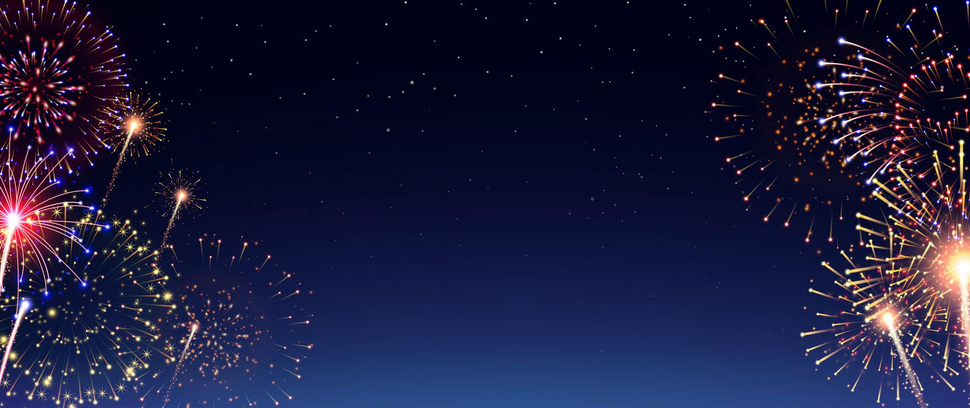 Fireworks at Walkers Point Marina